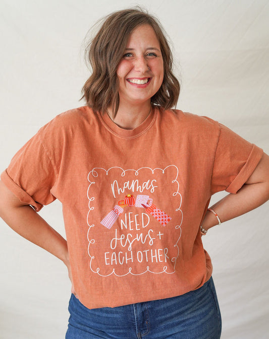 Mamas Need Jesus & Each Other Tee / BerlyMade Collaboration