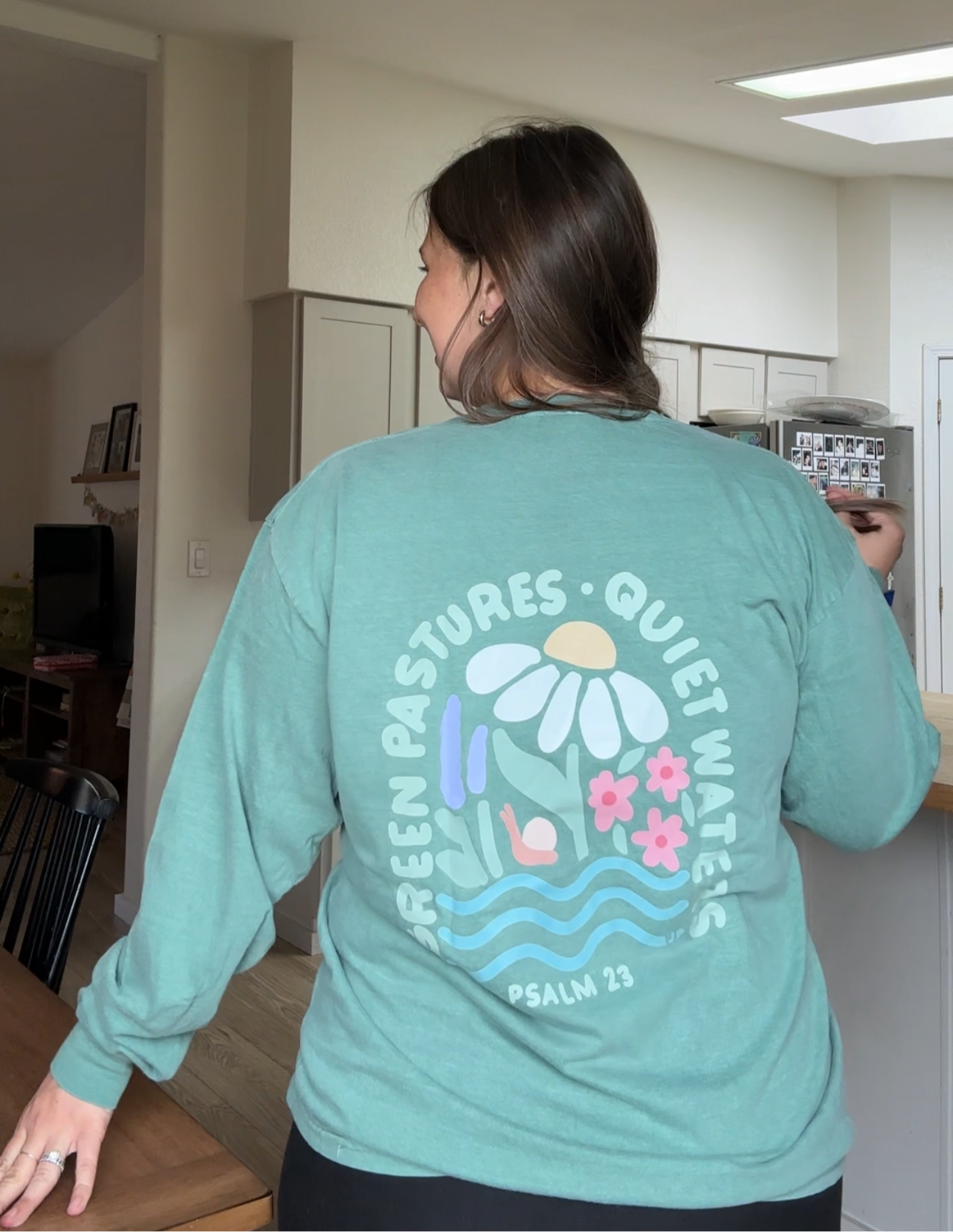 Green Pastures Long Sleeve Tee