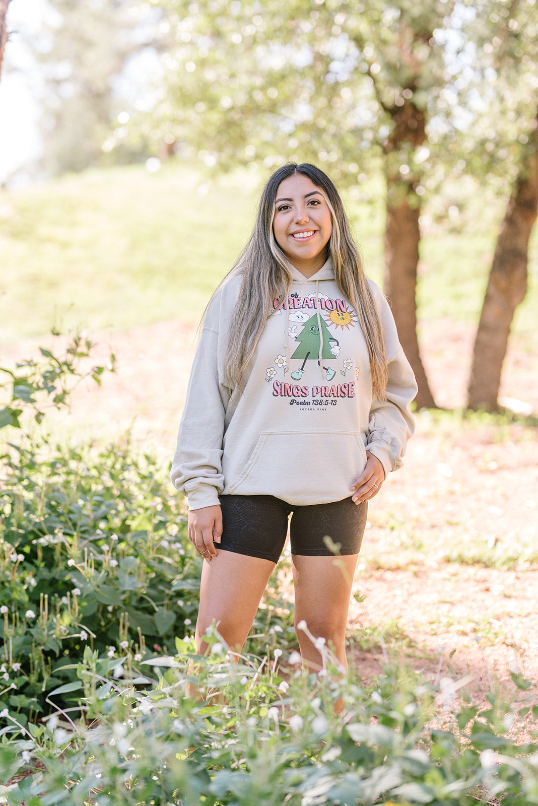 Creation Sings Praise Pine Tree Hoodie