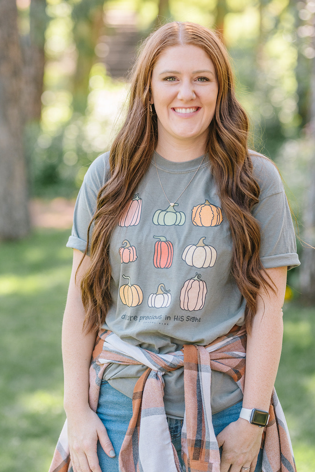 Precious in His Sight Pumpkin Tee