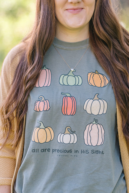 Precious in His Sight Pumpkin Tee
