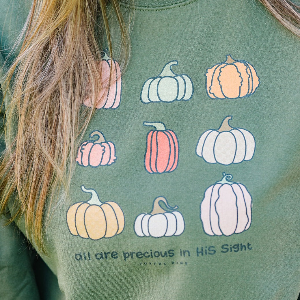Precious in His Sight Pumpkin Pullover