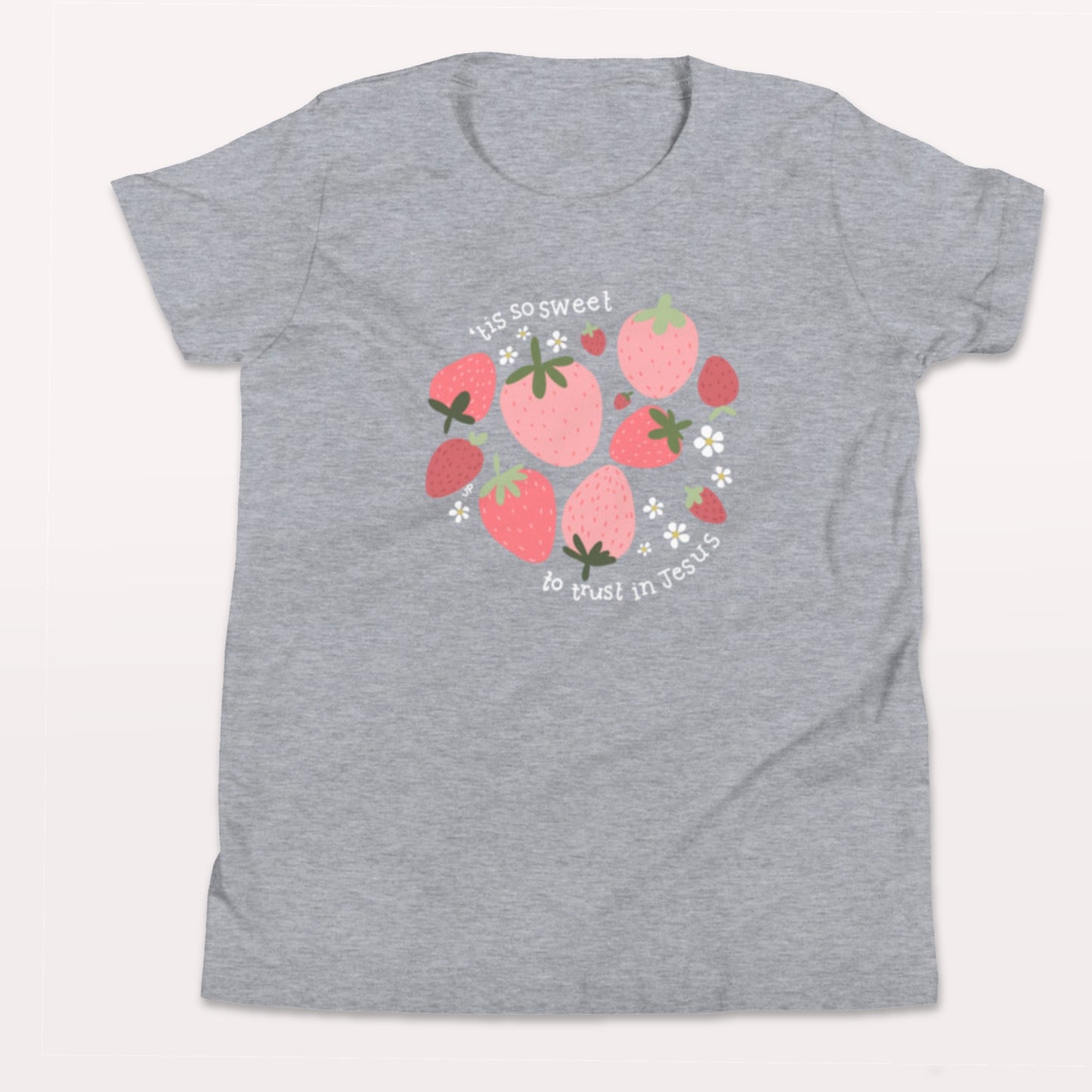 Tis so Sweet Strawberry Youth Tee