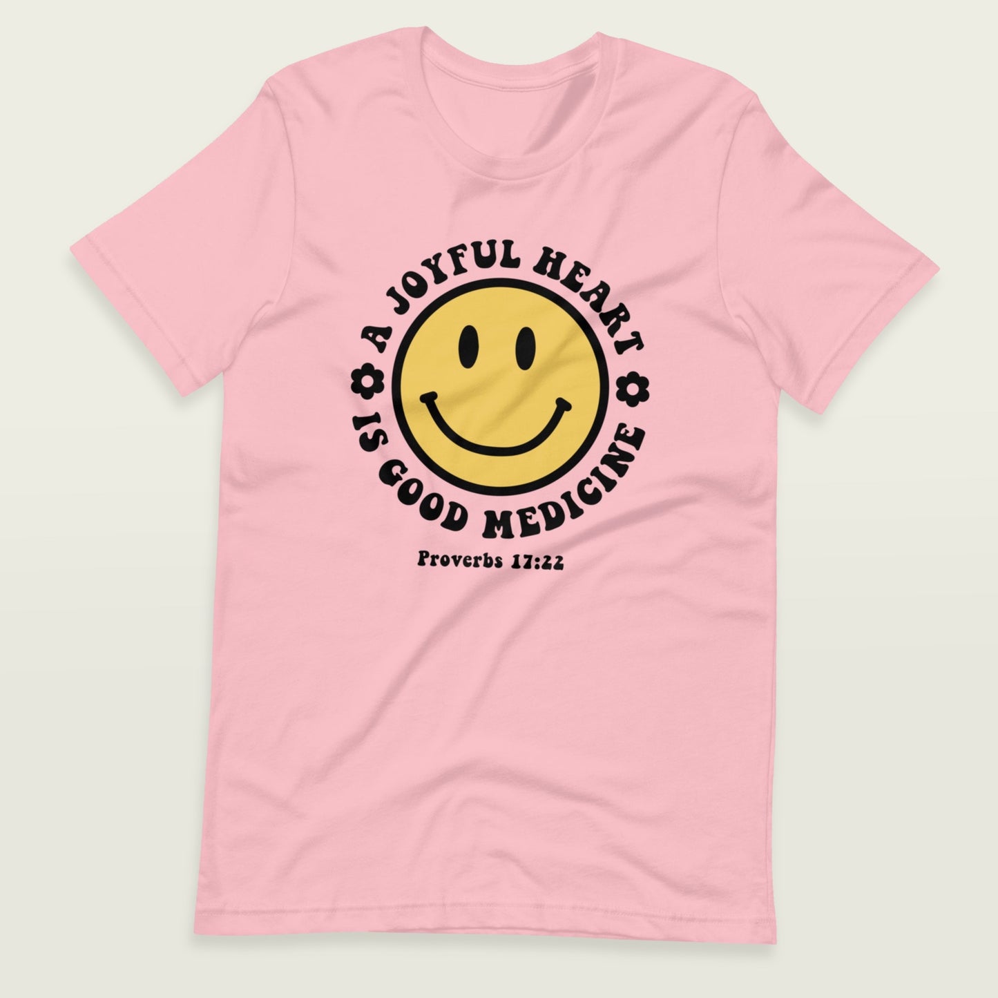 Joyful Heart is Good Medicine Smile Tee