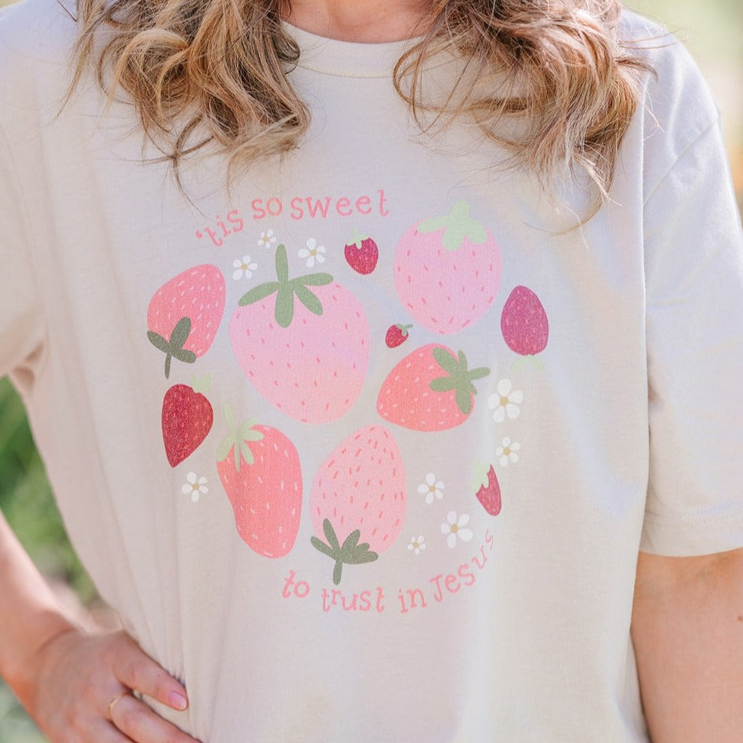 Tis so Sweet Strawberry Tee