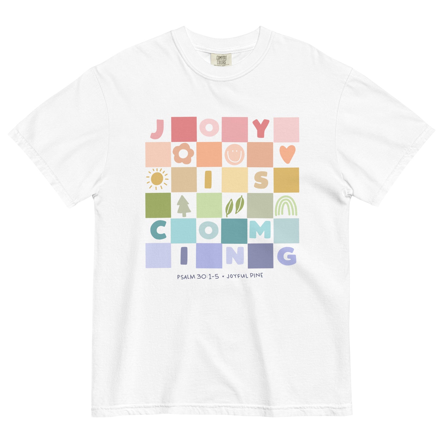 Joy is Coming Multicolor Tee