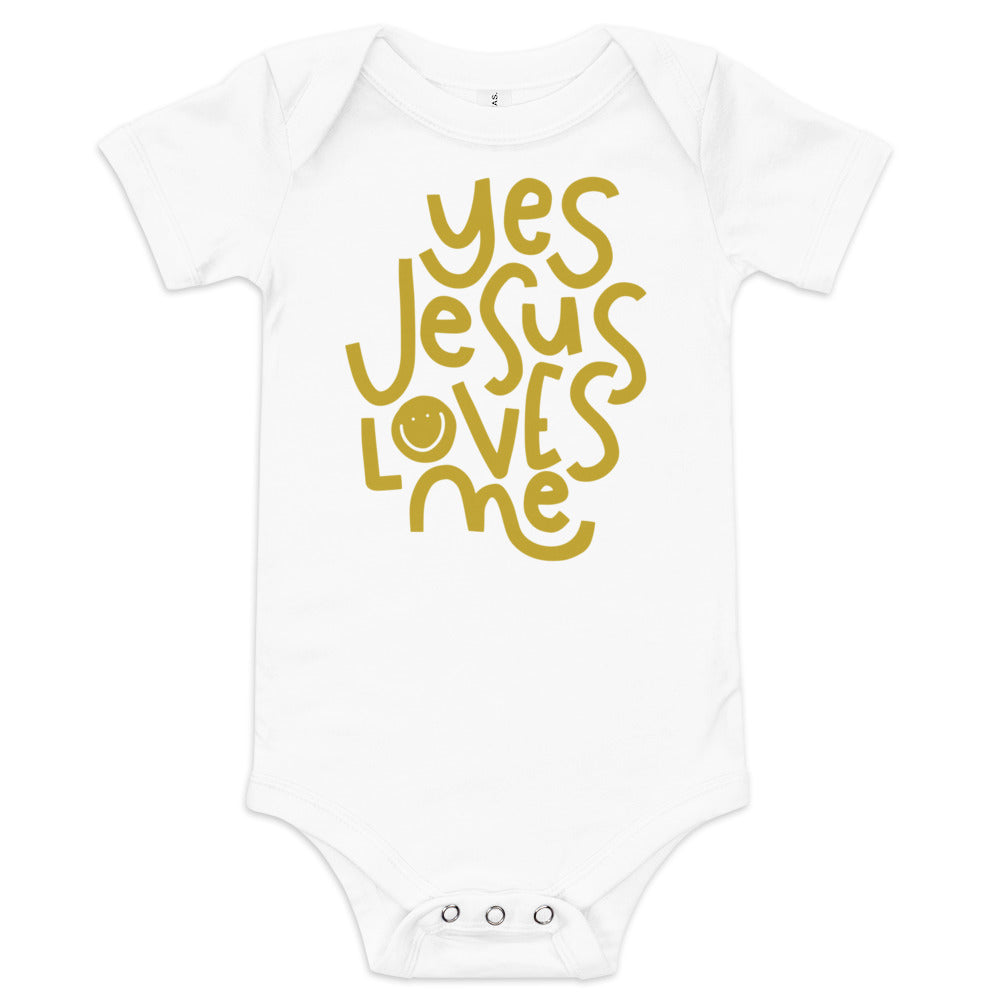Yes Jesus Loves Me Baby One piece