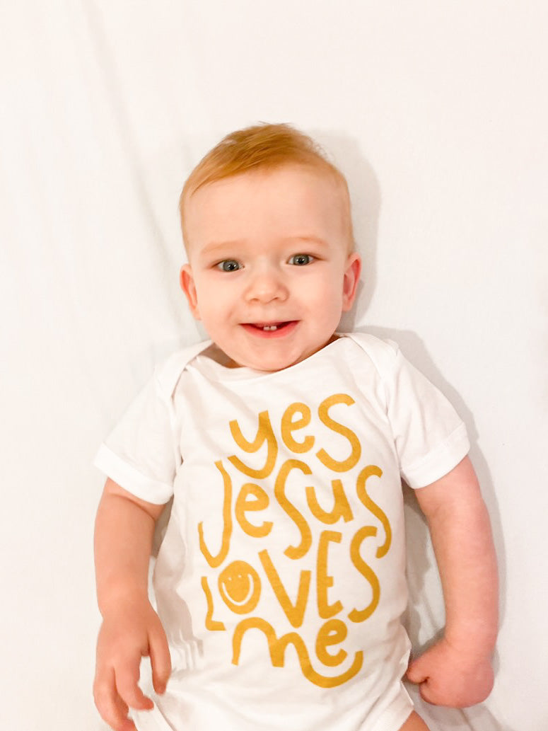 Yes Jesus Loves Me Baby One piece