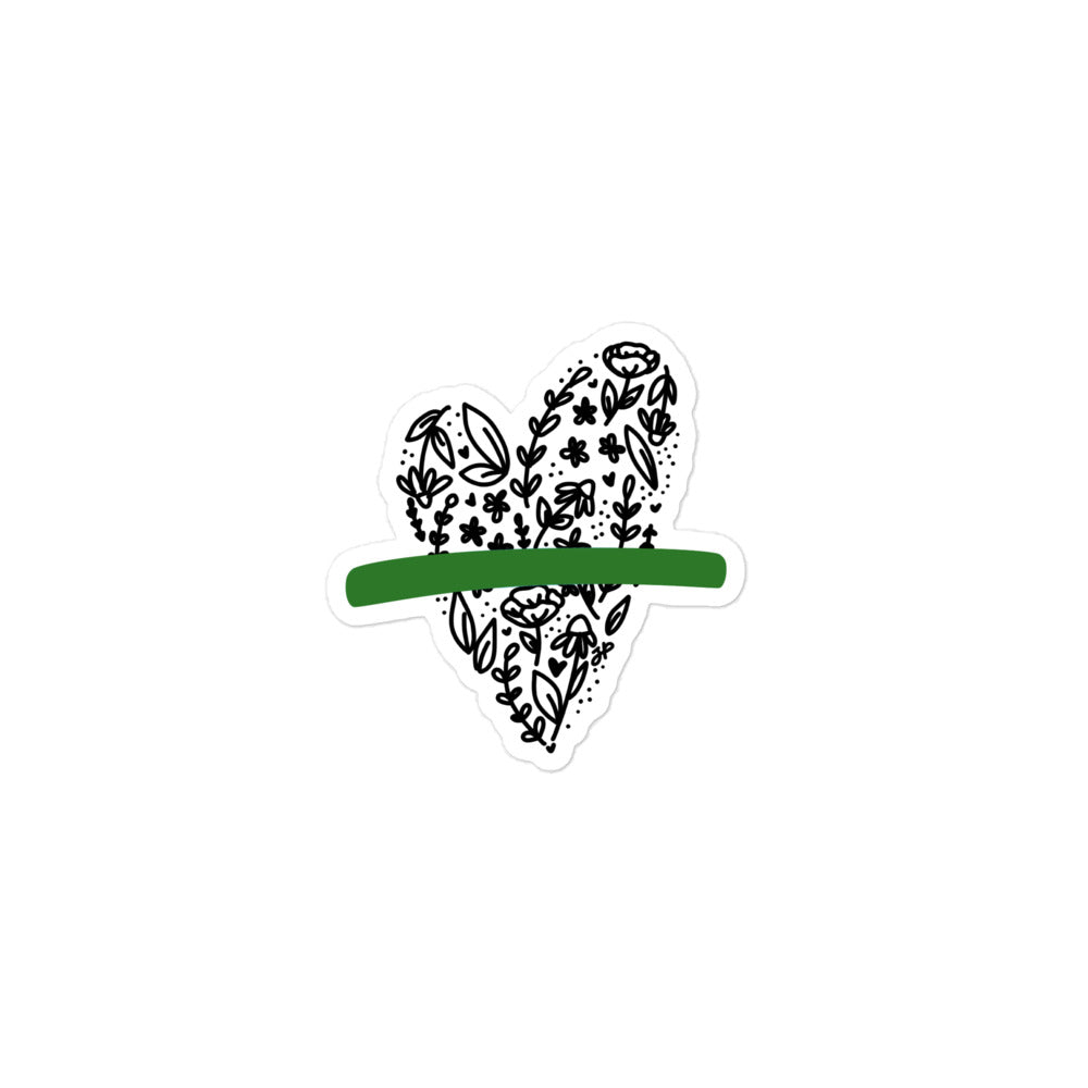 In My Heart Sticker - Military