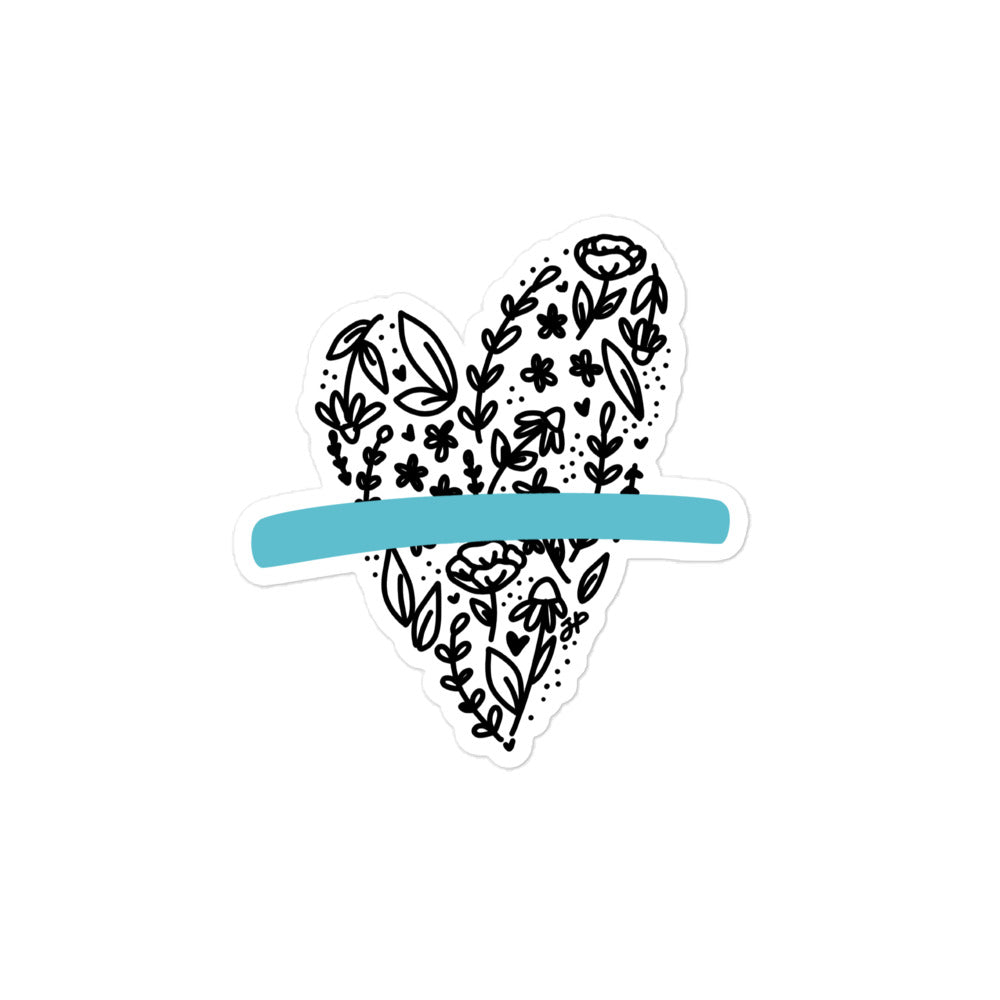 In My Heart Sticker - Law Enforcement