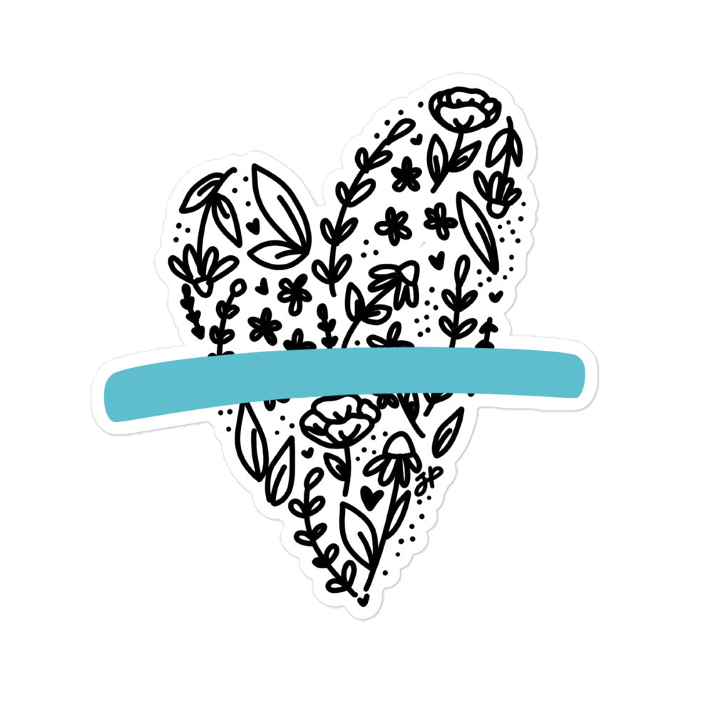 In My Heart Sticker - Law Enforcement