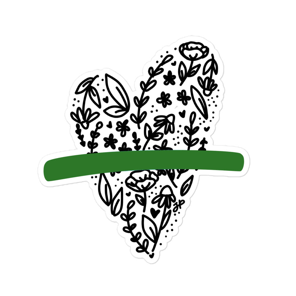 In My Heart Sticker - Military