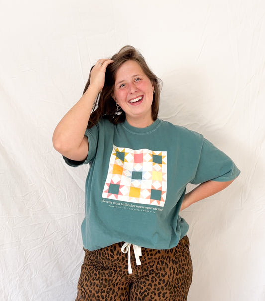 Wise Mom Quilty Tee