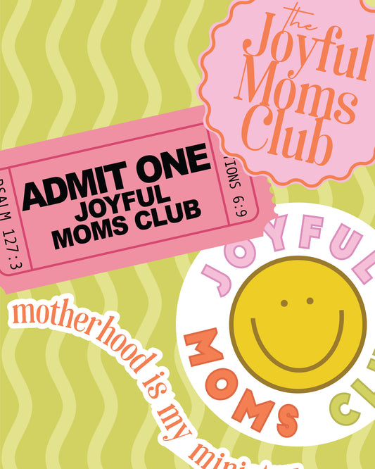Joyful Moms Club Sticker Pack