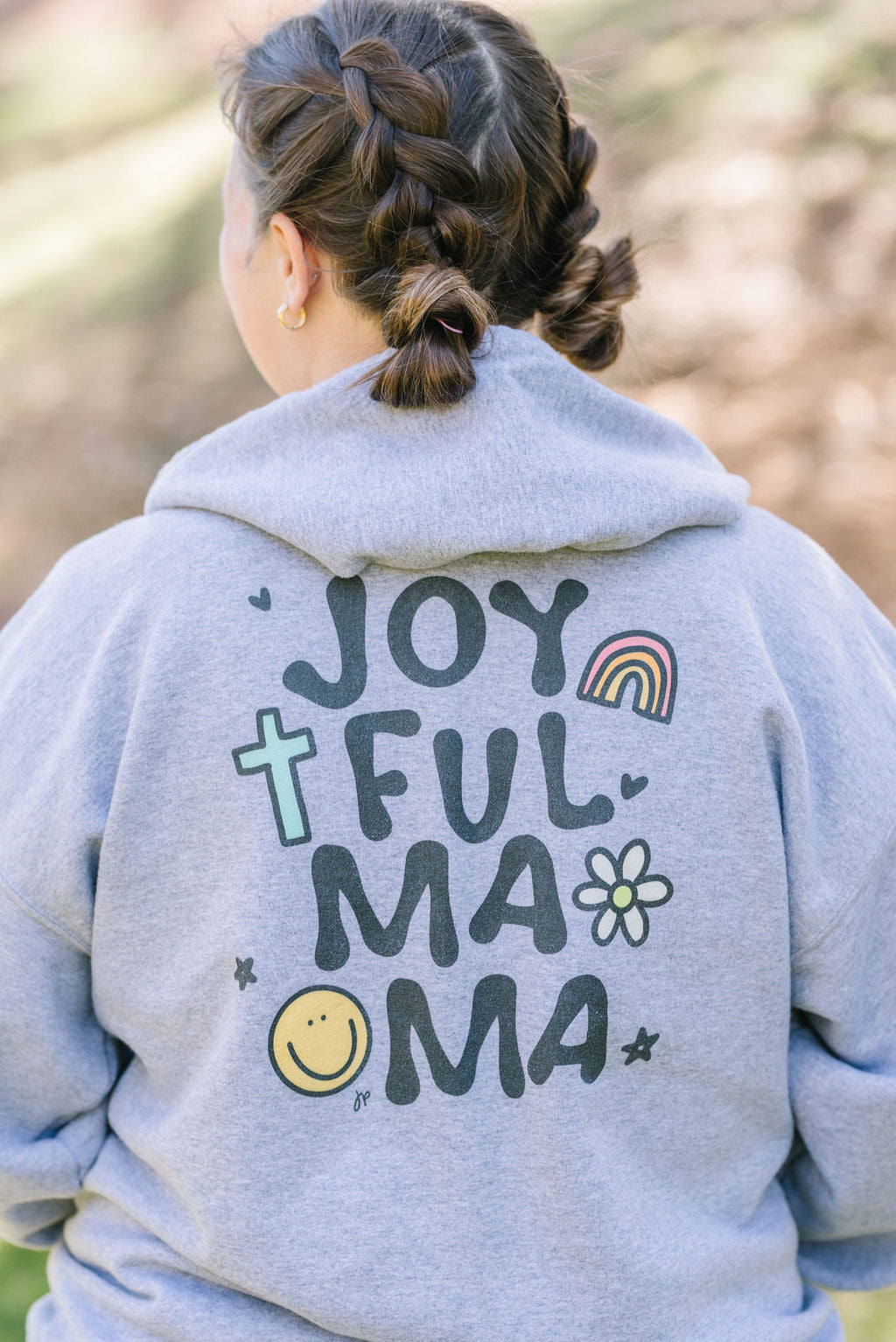 Joyful Mama Zip Hoodie