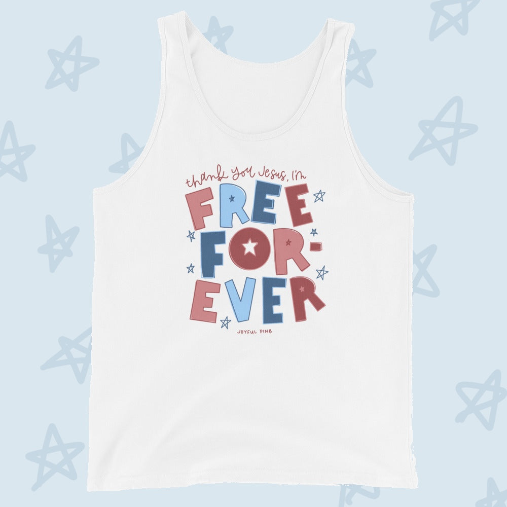 Free Forever Patriotic Tank Top