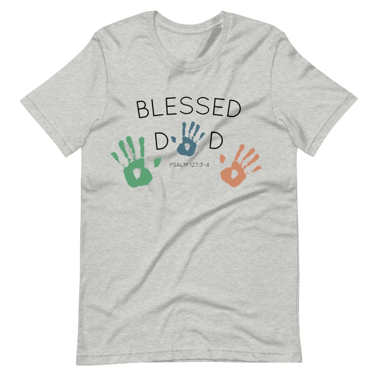 Blessed Dad Father’s Day Handprint Tee