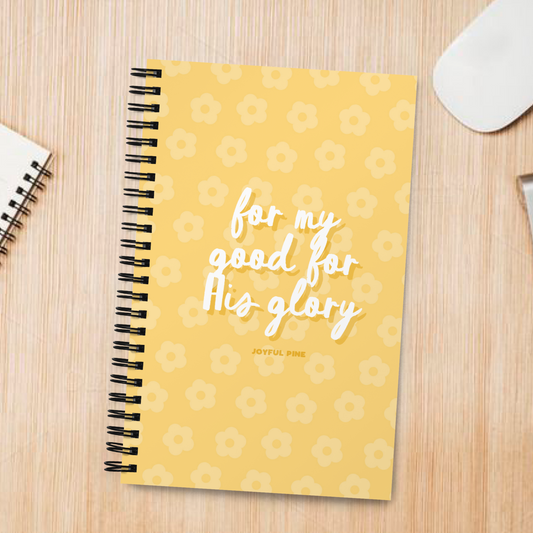 My Good His Glory Dotted Spiral Notebook