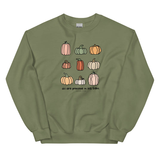 Precious in His Sight Pumpkin Pullover