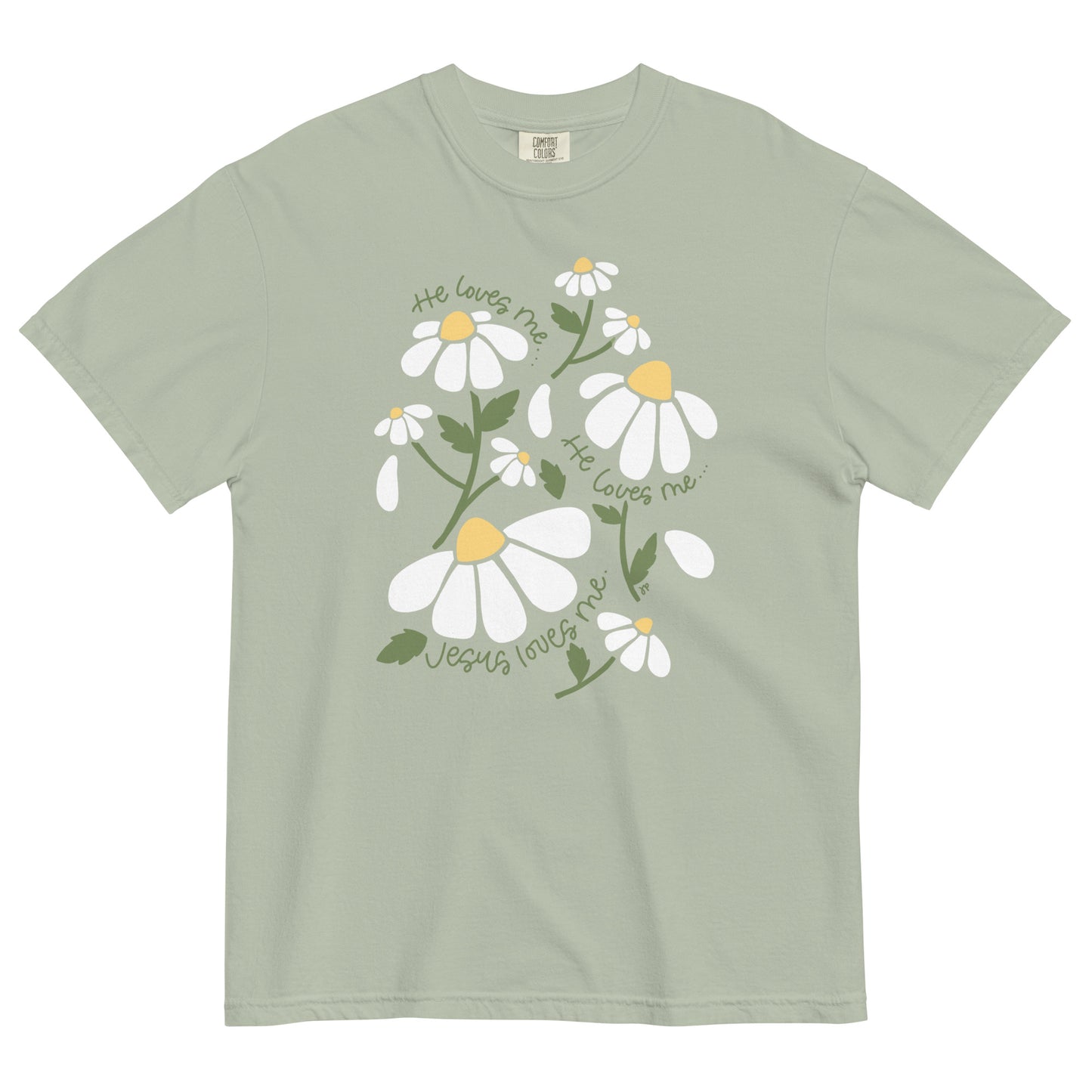 He Loves Me Daisy Tee