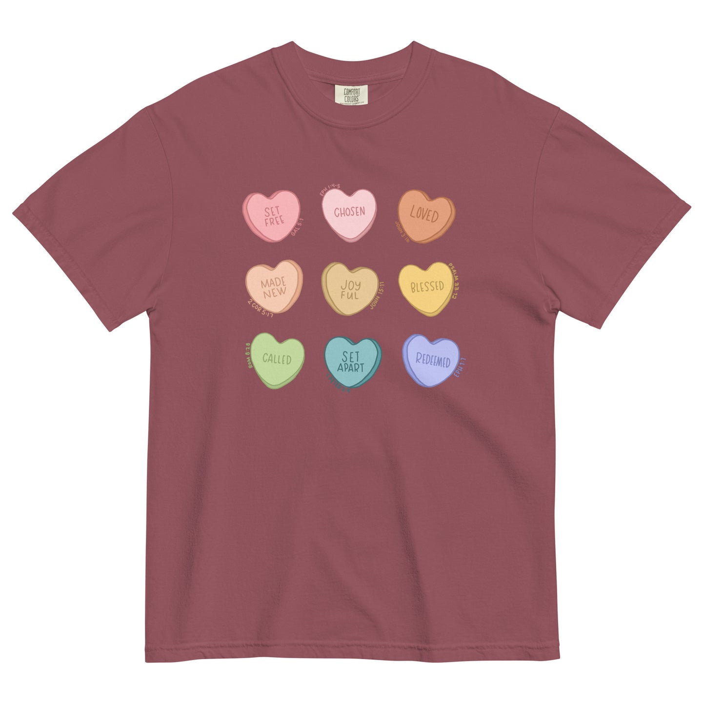 Identity Hearts Adult Tee