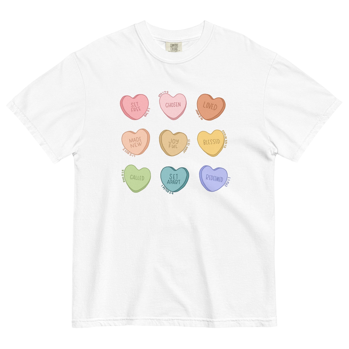 Identity Hearts Adult Tee