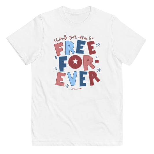 Free Forever Patriotic Youth Tee