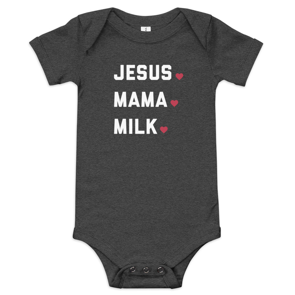 Jesus Mama Milk Baby One-piece