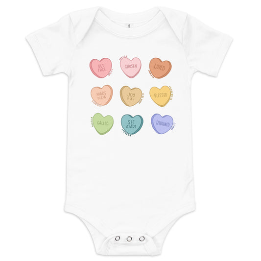 Identity Hearts Baby One-piece