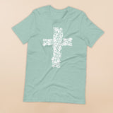 Floral Cross Tee