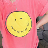 My Joy Comes From Jesus Smile Face Tee