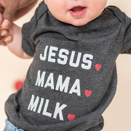 Jesus Mama Milk Baby One-piece