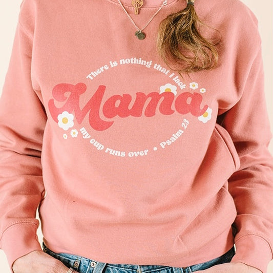 Psalm 23 Mama Pullover - Pink