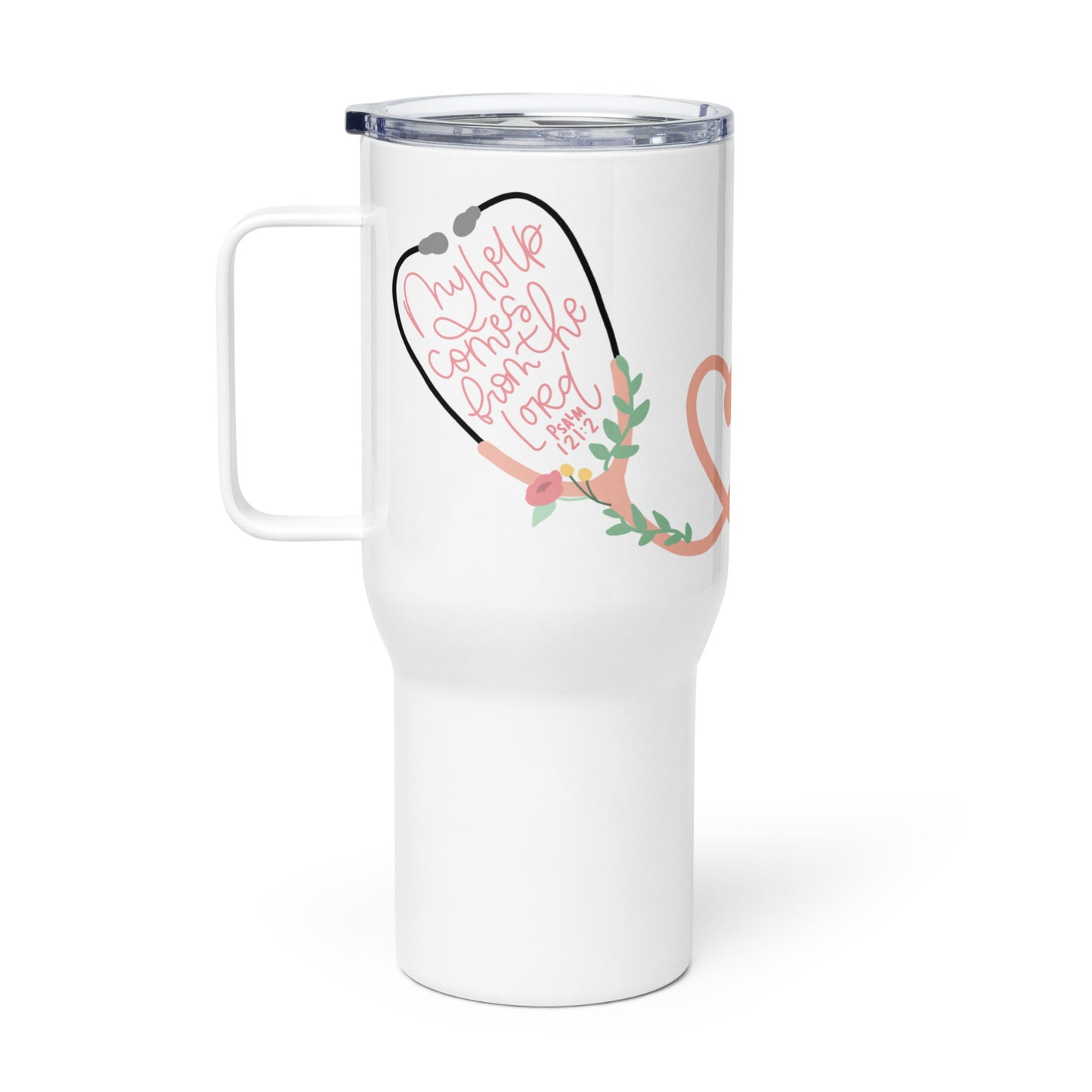 My Help Comes From the Lord Stainless Steel Nurse Tumbler